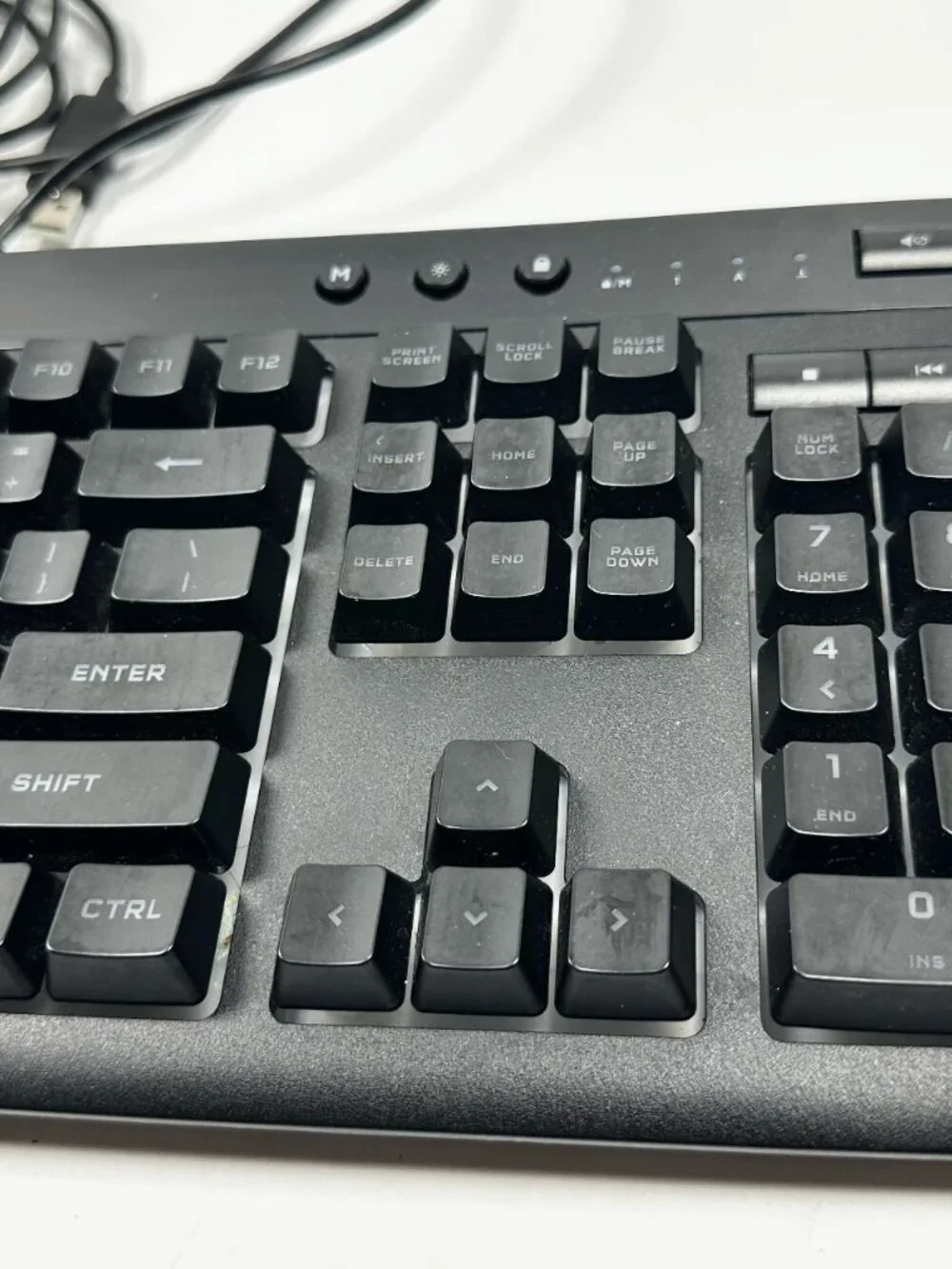 Corsair‎ K55 RGB PRO Wired Gaming Keyboard Black (CH-9226765-NA) Tested & Works